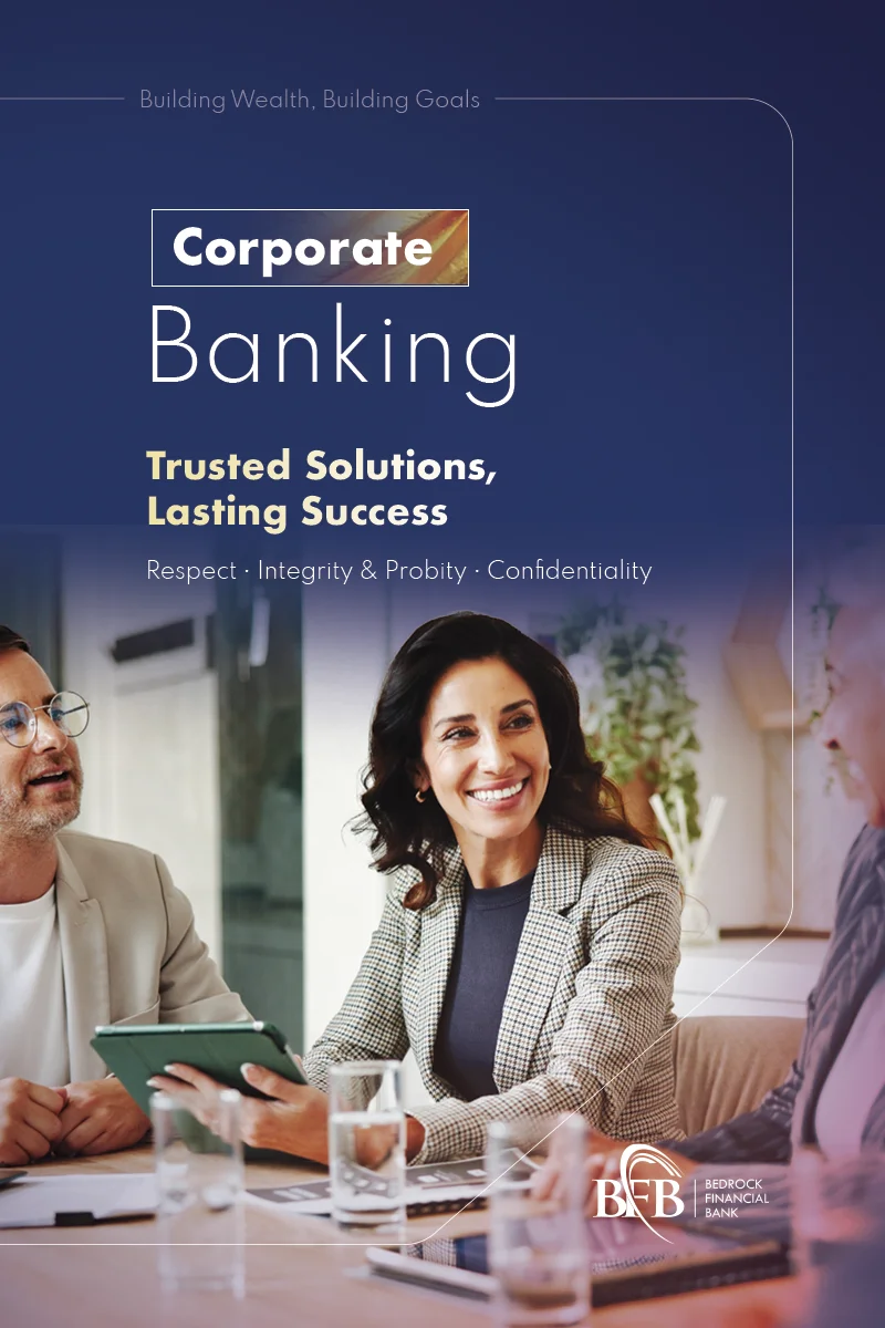 Business Current Account — Bedrock Financial Bank